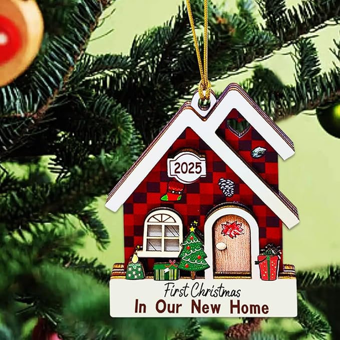 First Christmas in Our New Home Ornament 2025, House Ornaments - Image 6