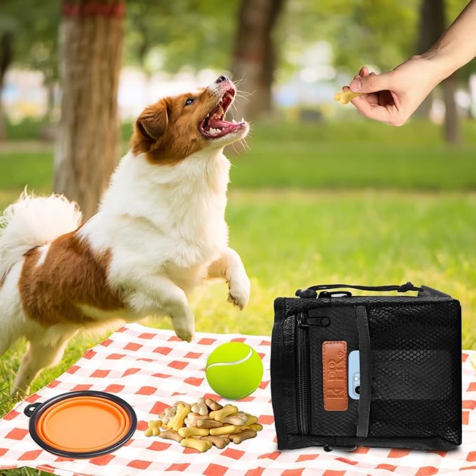Dog Treat Training Pouch Easily Carries Pet Toys Kibble, Treats Built-in Poop - Image 3