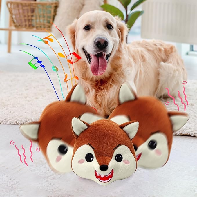 BABORUI Interactive Dog Toys Fox, Jumping Squeaky Dog Toys - Image 7