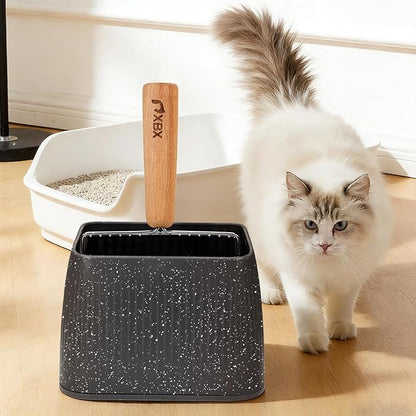 XBX Cat Litter Scoop with Holder, Heavy Duty Litter Sifter, Stainless Steel - Image 7