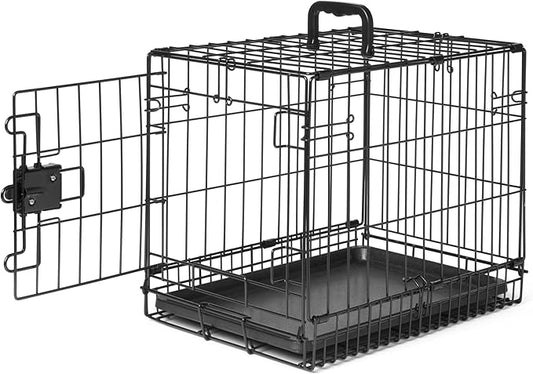 Amazon Basics Durable, Foldable Metal Wire Dog Crate by AmazonBasics