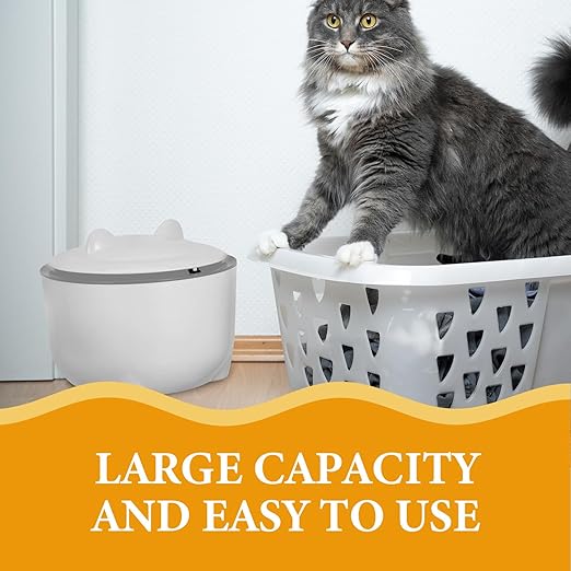 UPKOCH Closed Cat Litter Trash Can - Image 5