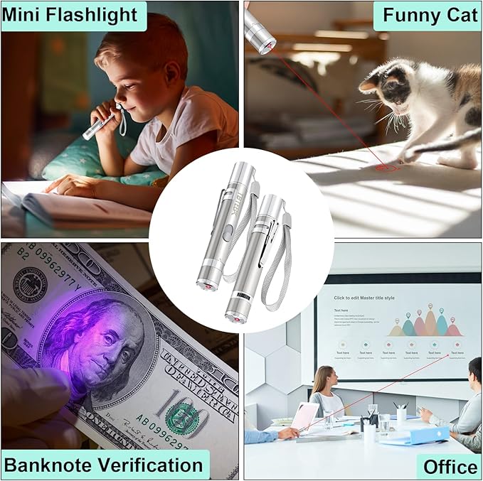 TBTeek Cat Toy, USB Rechargeable Interactive Kitten Toy, 7 Light Modes & - Image 6