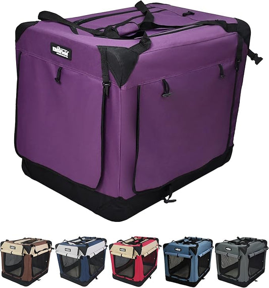 EliteField 4-Door Folding Soft Dog Crate by EliteField