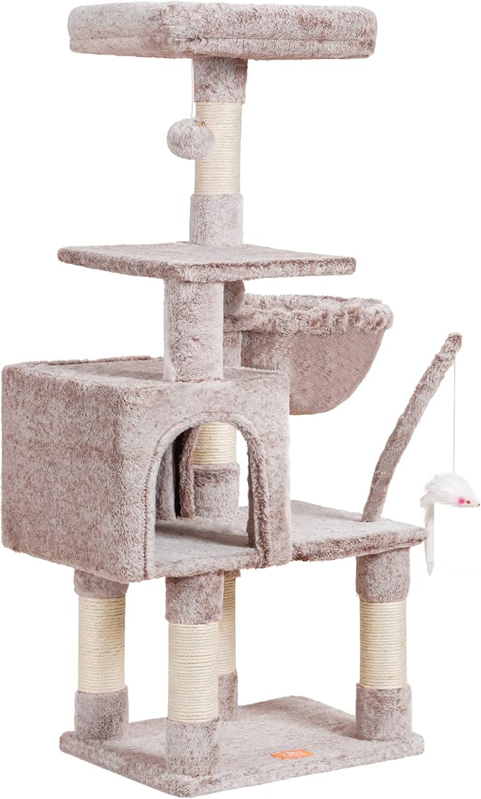Heybly Cat Tree with Toy, Cat Tower condo - Image 6