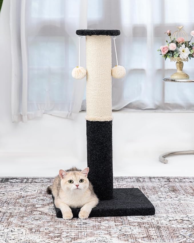 34-Inch Tall Cat Scratching Post, Komicoll Large Scratch Post, Sisal Cat - Image 7