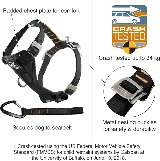 Kurgo Enhanced Strength Tru-Fit Dog Car Harness - Image 3