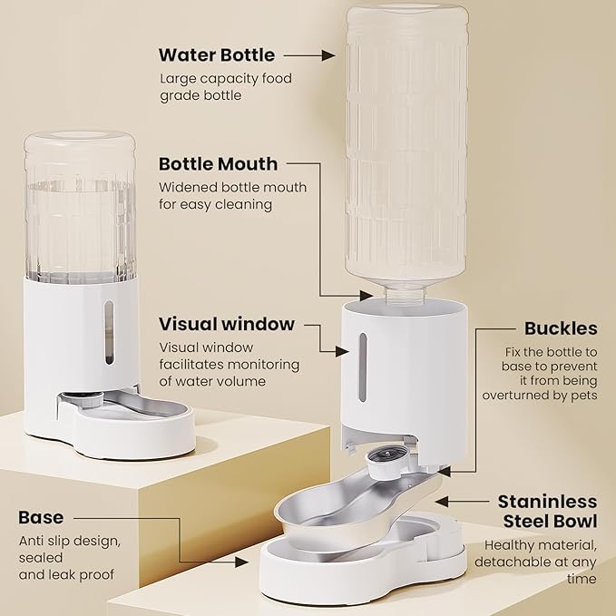 CZPET Elevated Dog Water Bowl Dispenser - Image 9