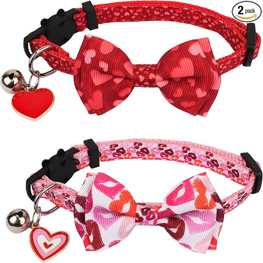 ADOGGYGO Valentine Cat Collars by ADOGGYGO