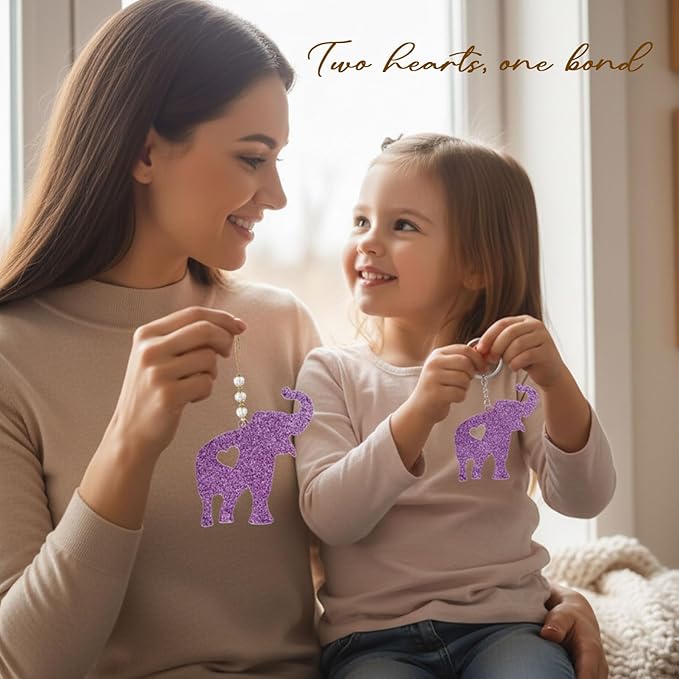 Set 2 Elephant Ornament, Meaningful Christmas Ornaments - Image 6