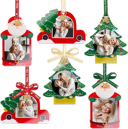 UNIQOOO Santa Claus Christmas Acrylic Picture Frame Ornaments by UNIQOOO