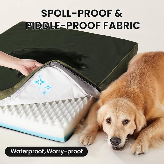 OhGeni Orthopedic Waterproof Dog Bed - Image 8
