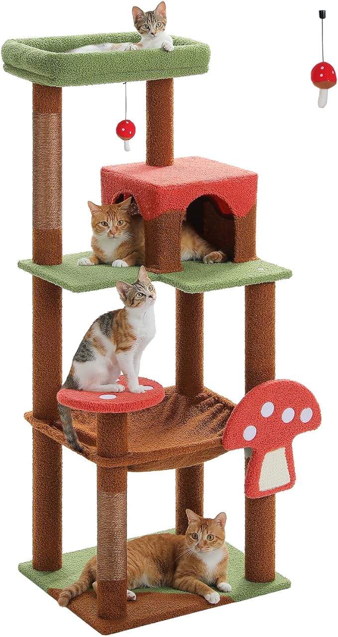 MUTTROS Mushroom Cat Tree Tower by MUTTROS