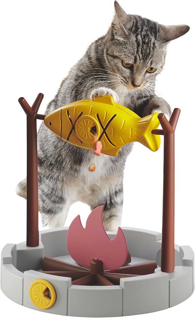 PetPals Cat Slow Feeder, Treat Dispenser by Petpals