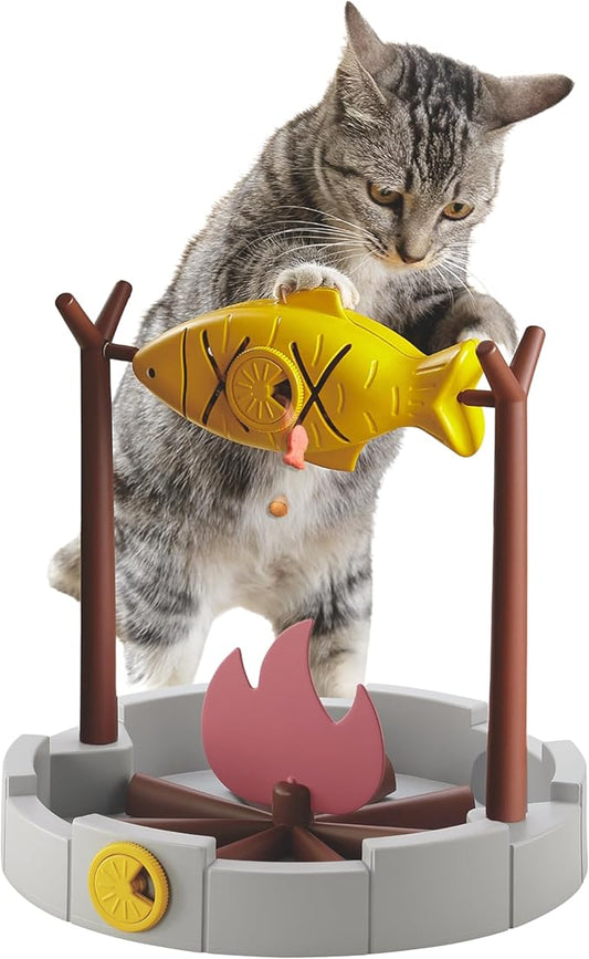 PetPals Cat Slow Feeder, Treat Dispenser by Petpals