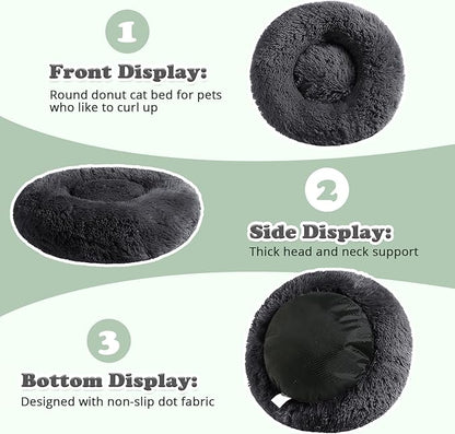 JOLLYVOGUE Dog & Cat Bed, Calming Anti-Anxiety Pet Bed - Image 4
