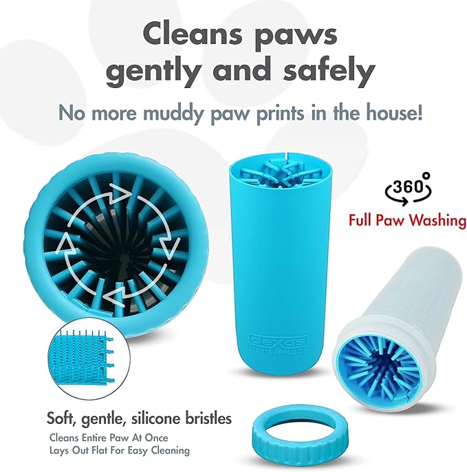 Dexas MudBuster Large Dog Paw Cleaner, Fits 2.5"-3.5" Wide Paws, Gentle - Image 2