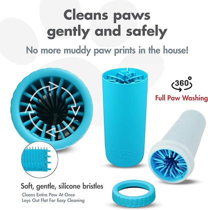 Dexas MudBuster Large Dog Paw Cleaner, Fits 2.5"-3.5" Wide Paws, Gentle - Image 2