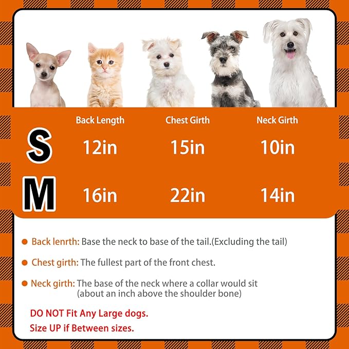PUPTECK Plaid Fall Dog Shirt, Cute Puppy Cat Polo T-Shirt, Soft Pet Clothes Boy - Image 2