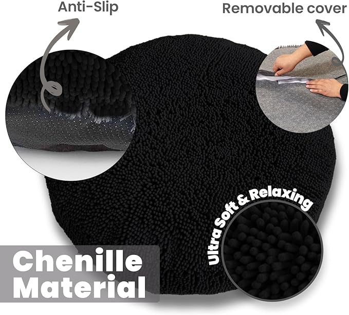 Muddy Mat® Cloud K-9 Bed for Dogs & Cats, Soft & Relaxing Donut Dog Bed - Image 2