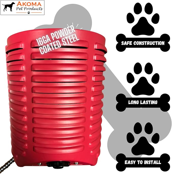 Akoma Hound Heater Dog House Heater, Outdoor Pet Furnace 400w - Image 3