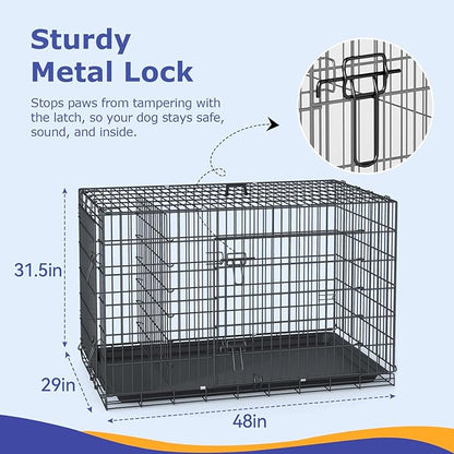 FDW Extra Large Dog Crate Dog Kennel Cage - Image 5