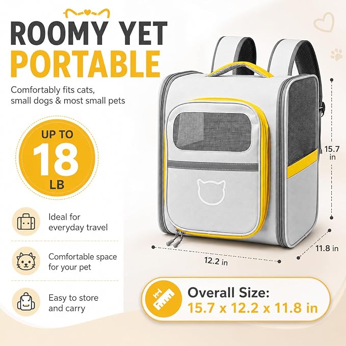 Vivicreate Cat Backpack Carrier - Image 6