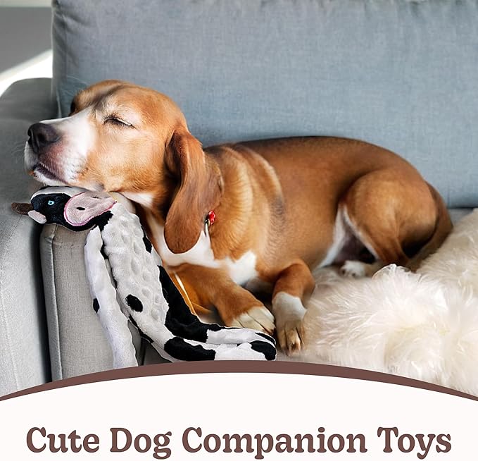 SHARLOVY No Stuffing Dog Toys 5 Pack, Crinkle Interactive Dogs Toy - Image 3