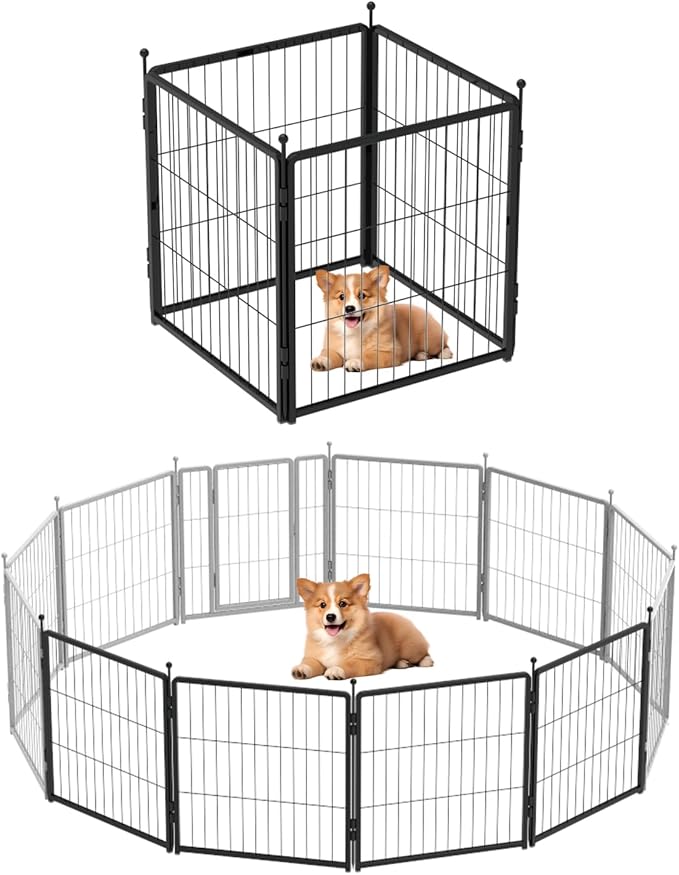 Dog Playpen Add-on 24 inch 4 Panels by Unknown