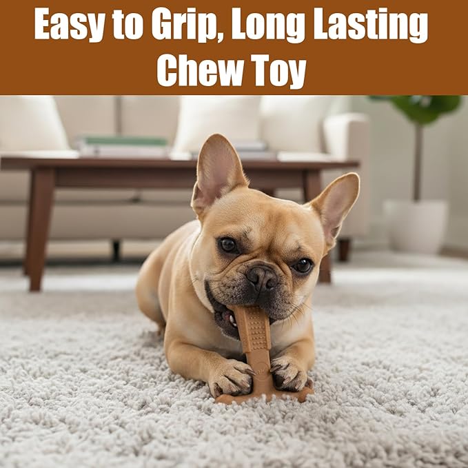SPOT Bam-Bones Plus T-Bone, Bamboo Fiber & Nylon Dog Chew, Durable - Image 6