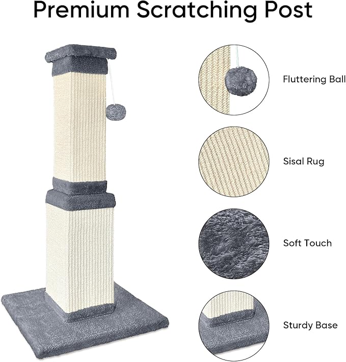 Cat Scratching Post, 32 Inch Cat Scratching Posts - Image 2