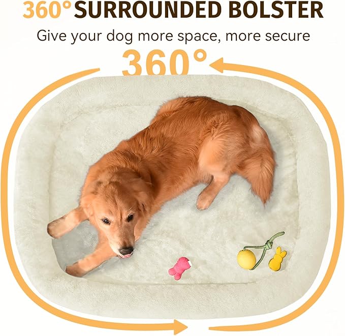 Orthopedic Jumbo Dog Bed for Extra Large Dogs, Giant Waterproof Dog Bed for - Image 4