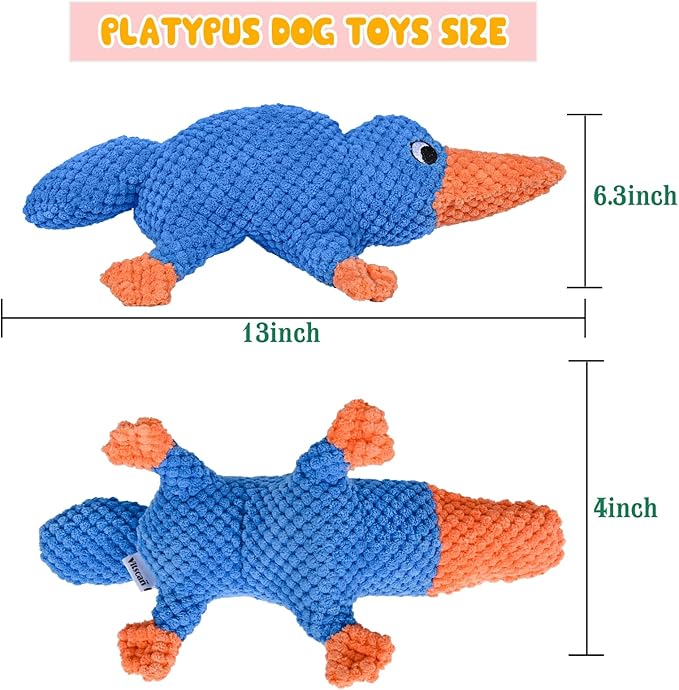 Vitscan Squeaky Dog Toys for Aggressive Chewers Large Breed, Large Dog Toys for - Image 8