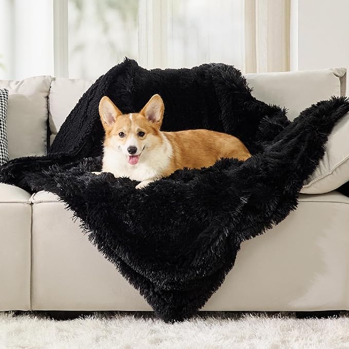 Bedsure Dog Blankets for Large Dogs, Fluffy Waterproof Dog Blanket for Couches by Unknown