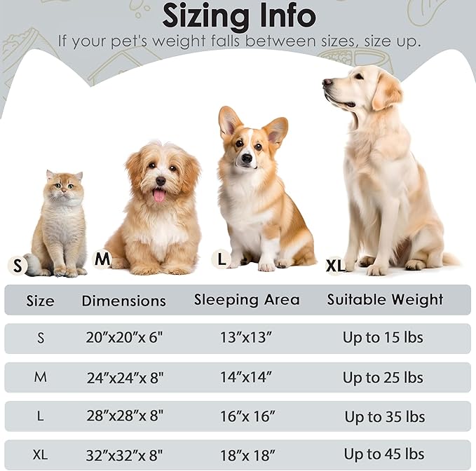 28in Large Dog Bed, Medium Size Dog and Cats, Calming Donut Bed - Image 2