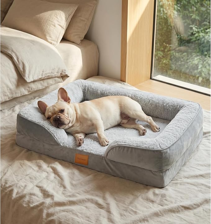Orthopedic Dog Bed, Waterproof Memory Foam Dog Bed by Norvianic