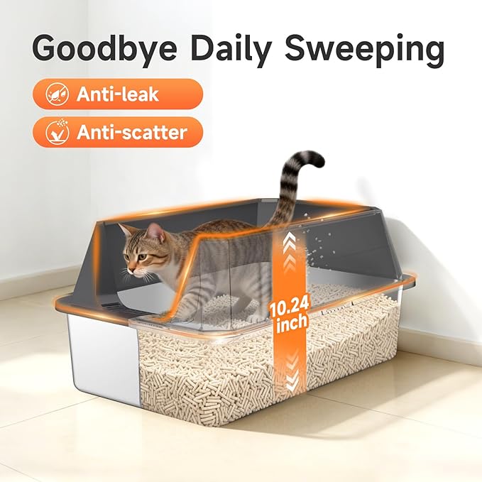 Stainless Steel Litter Box - Image 9
