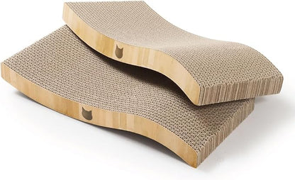 Reversible Wave Cat Scratcher for Indoor Cats by %E7%8C%AB%E5%A3%B1