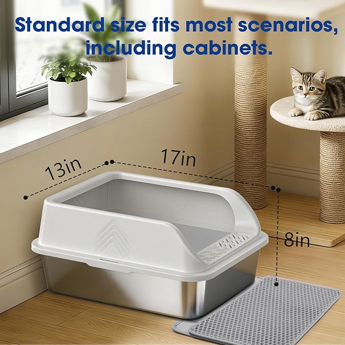 Stainless Steel Litter Box - Image 6