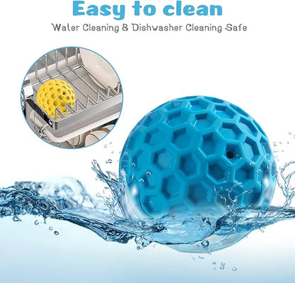 HIPPIH Indestructible Squeaky Dog Toys, Interactive Dog Balls 2 Pack, Dog Chew - Image 7