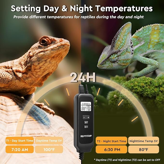 REPTITRIP 5.5" Reptile Heat Lamp Fixture - Image 2