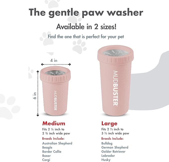Dexas MudBuster Medium Dog Paw Cleaner, Fits 1.5"-2.5" Wide Paws, Gentle - Image 3