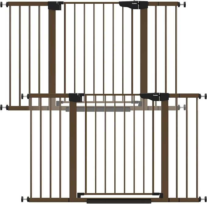 Cumbor 2 Pack 29.7-51.5" Extra Wide Baby Gate by Cumbor