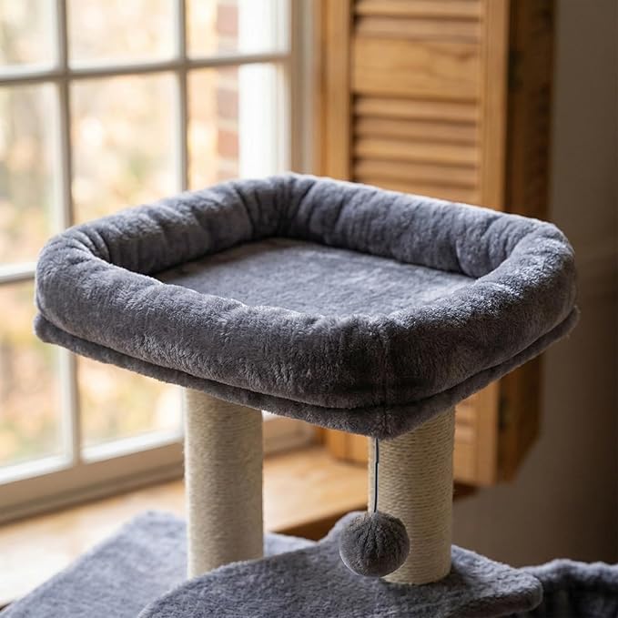 AIWIKIDE Cat Tree Has Scratching Toy - Image 3