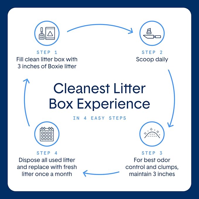 Boxie® Probiotic 40 Day Natural Odor Control Cat Litter, 16lb Clumping Clay - Image 6