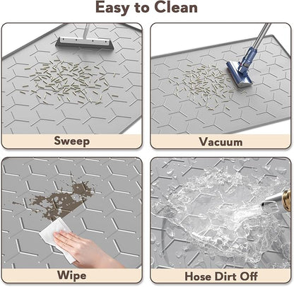 Garoopion Cat Mat for Litter Box, Large 34.05×22.5 inch Cat Litter Mat - Image 5
