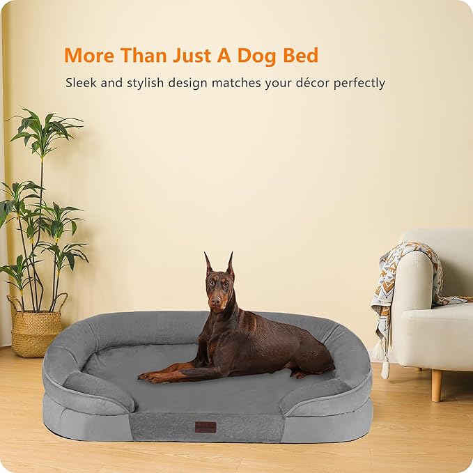 Dwanton Orthopedic Dog Bed for Extra Extra Large Dogs - Image 9