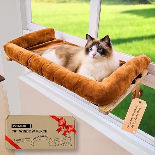 PURRHOUSE 45LBS Cat Window Perch by PURRHOUSE