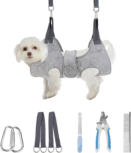 PAWCHIE Dog Grooming Hammock Harness by PAWCHIE