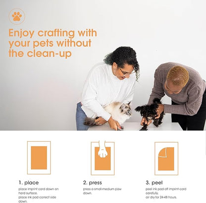 Pearhead Paw Print Clean-Touch Ink Pad, Mess Free Inkless Pet Impression Kit - Image 3
